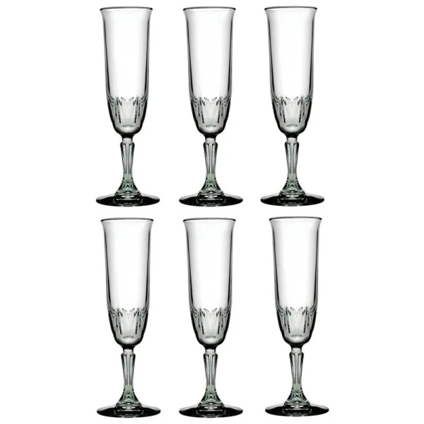 Бокалы для шампанского набор 6шт 163мл стекло КАРАТ (4)