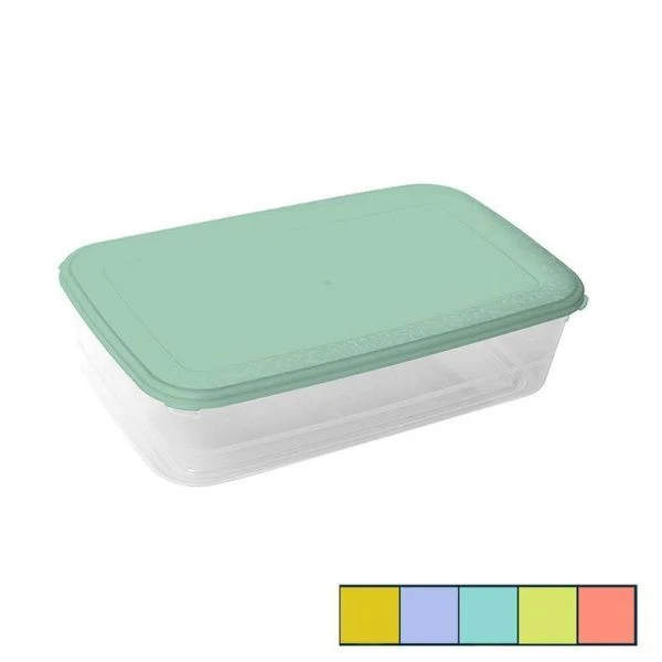 Контейнер пищевой 1л 21*13*5,5см пластик СВЧ КЛАССИКА (12)