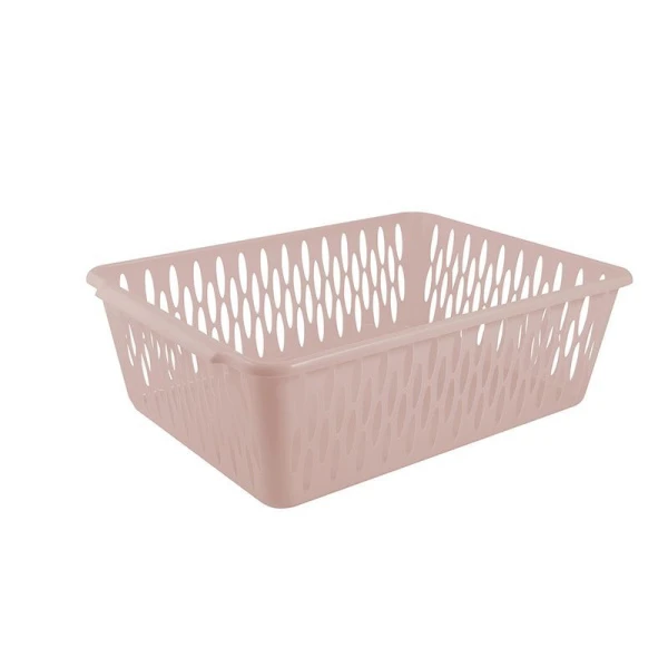 Корзинка 38*27,5*12см пластик Light L бежевый топаз (12)