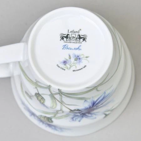 Кружка 350мл фарфор ВАСИЛЬКИ (36)