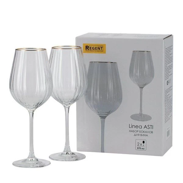Бокалы для вина набор 2шт 575мл стекло ASTI 81-602 (12)