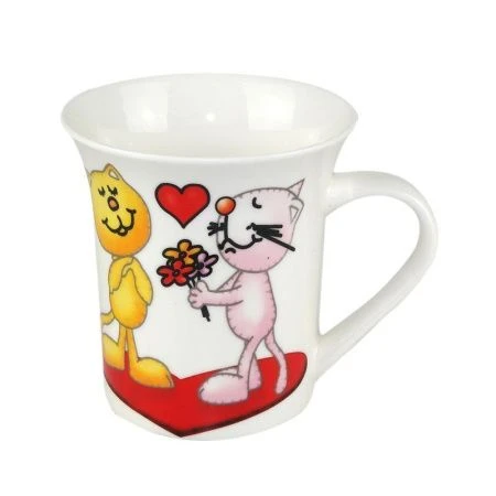 Кружка 310мл керамика EDI-B310P-027 (12/48)