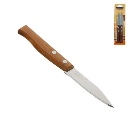 Ножи набор 2пр нерж.сталь ТРАМОНТИНА Tradicional (8см) кухонный с зубчиками 22270/203 (6/300)