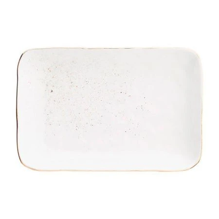 Блюдо 26,5*17,5*3,5см фарфор Gold прямоугольное (18)