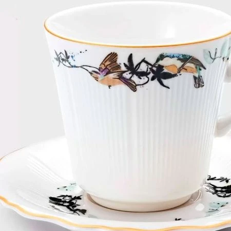 Чайный набор 2пр фарфор Masquerade на 1 персону 200мл MSQ-002 (24)