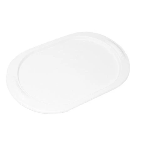 Поднос овальный пластик 48*29см белый (20) Поднос овальный пластик 48*29см белый (20)