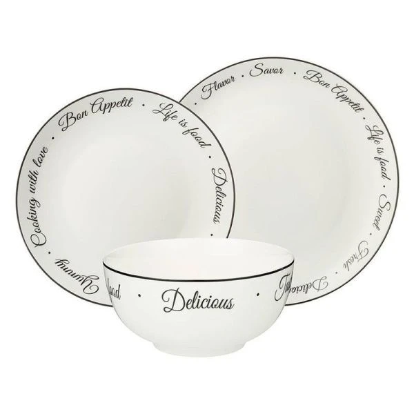 Сервиз обеденный 18пр 20,5/27/14см фарфор Bon Appetit (2)