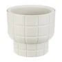 Кашпо 1,9л 180мм пластик КАРЕ со вставкой кремовый (8)