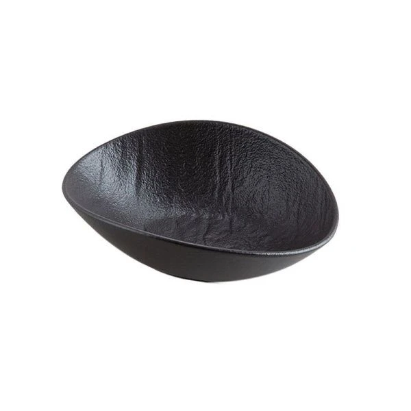 Салатник 25*16,5*6см фарфор SLATESTONE черный овальный WL-661120/A (3/18)