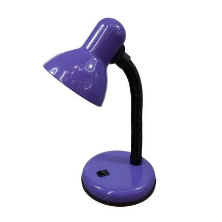 Лампа настольная металл/пластик UT-203С фиолетовая 60Вт Е27, шнур 1,5м (45)