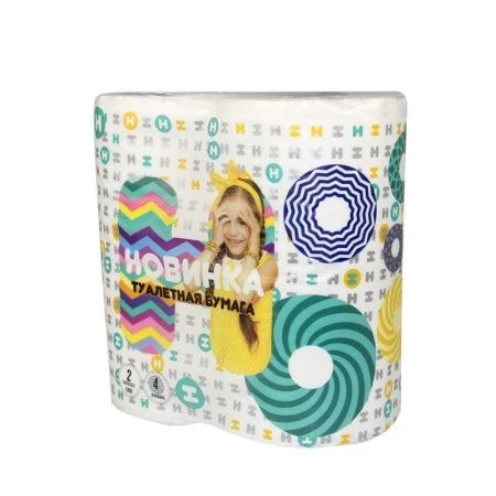 Бумага туалетная НОВИНКА 4шт 15м 2-х слойная белая (12)