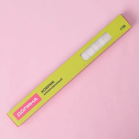 Коврик кулинарный силикон армированный 33*40см с разметкой Безе белый/кофейный (50)