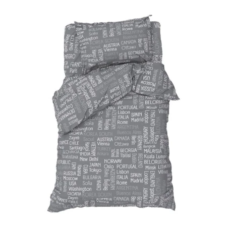 КПБ детский 1,5сп бязь 100%хлопок Этель (пр.150*214, под.143*215, нав.50*70) рис. Young traveler