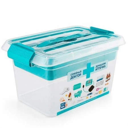 Контейнер для аптечки 6л 300*193*170мм пластик SMARTBOX М с вкладышем (6)