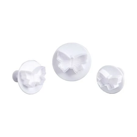 Форма для канапе и печенья 3шт пластик с нажимным устройством JC-3114 (144)