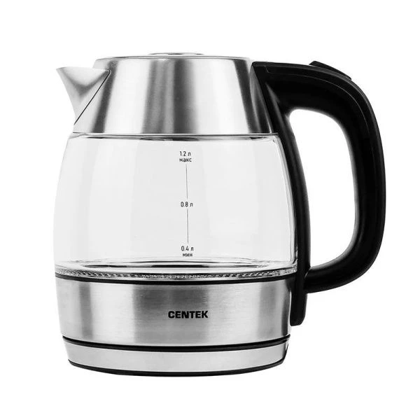 Чайник электрический 1,2л стекло Centek CT-0018 1600Вт, LED-подсветка, съемная крышка (6) Чайник электрический 1,2л стекло Centek CT-0018 1600Вт, LED-подсветка, съемная крышка (6)