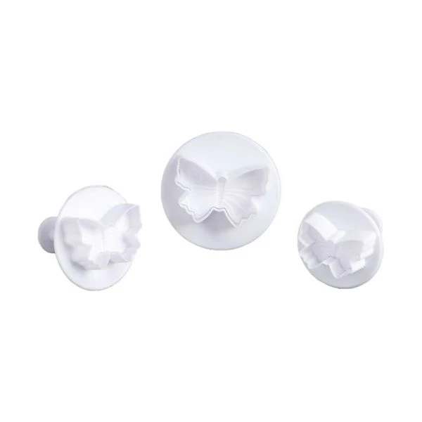 Форма для канапе и печенья 3шт пластик с нажимным устройством JC-3114 (144)