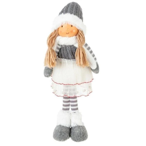 Игрушка мягкая Девочка L12,5 W8 H45/30 см, 4в.