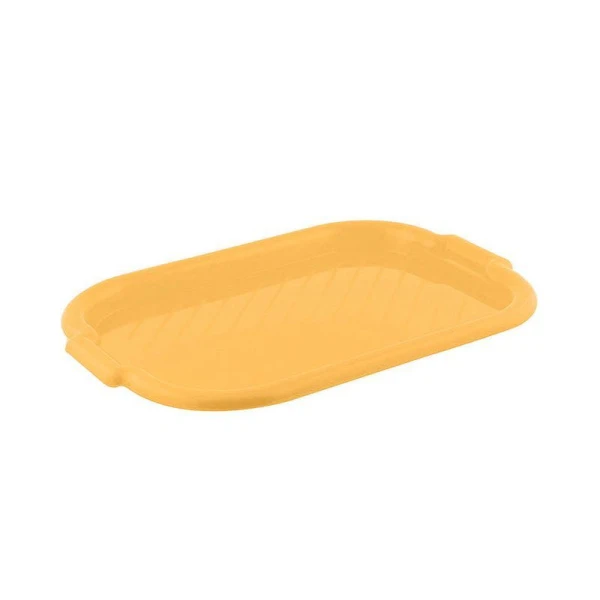 Поднос 50,5*36*3см пластик прямоугольный Verona бледно-желтый 221109204/01 (40)