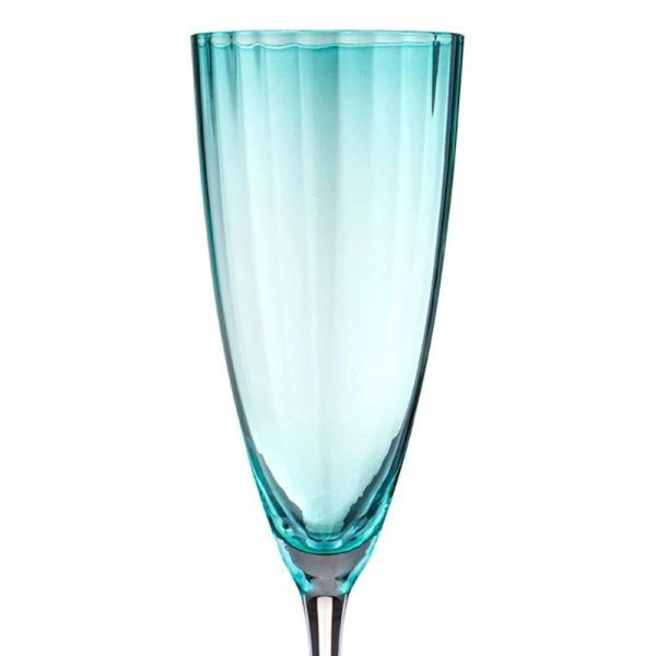 Бокалы для шампанского набор 2шт 290мл стекло Mirage изумрудный (6)