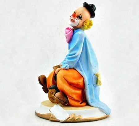 яяяФигурка Клоун на велосипеде 16х15х23см