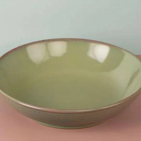 Тарелка глубокая 750мл 22см фарфор HELEZONE GREEN суповая DMD083 (12) ВЫВОД