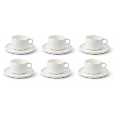 Чайный набор 12пр фарфор Forma White на 6 персон 250мл 369г BW20-109/6C/JC-18307 (6