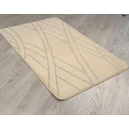 Коврик в ванную 50*80см полипропилен MAXIMUS 10604 ECRU слон.кость 2517