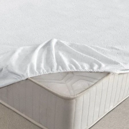 Наматрасник 120*200см водонепроницаемый натяжной (махра/ПЭ) в сум.