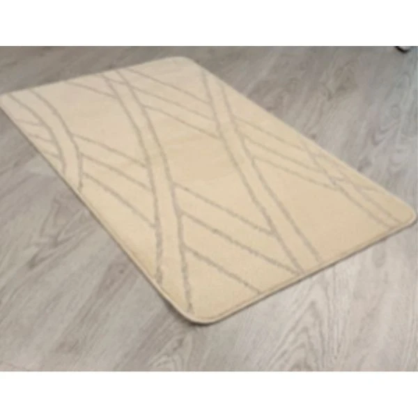 Коврик в ванную 50*80см полипропилен MAXIMUS 10604 ECRU слон.кость 2517