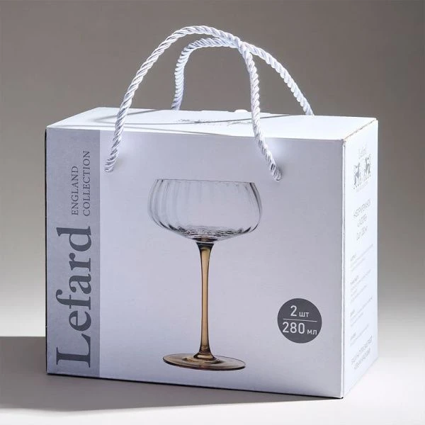 Креманки набор 2шт 280мл стекло J'ADORE (12)