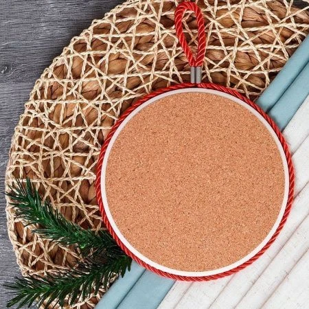 Подставка под горячее 16см керамика ЗМЕЯ Символ года 2025 КD010 (36)