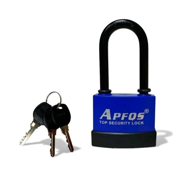 Замок навесной металл 70мм с длинным ушком APFQS ST-2775 (36)