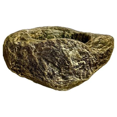 Кашпо садовое КАМЕНЬ овальный коричневый 13*29*24см полистоун Кашпо садовое КАМЕНЬ овальный коричневый 13*29*24см полистоун