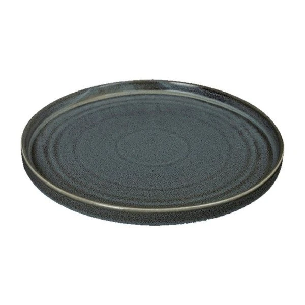 Тарелка мелкая 27см фарфор URBANO серый с бортами обеденная [10986cem] (6)