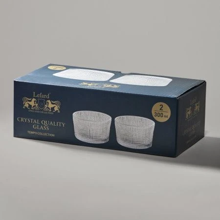 Салатники набор 2шт 10,6*10,5*5,8см стекло Tempo (12)