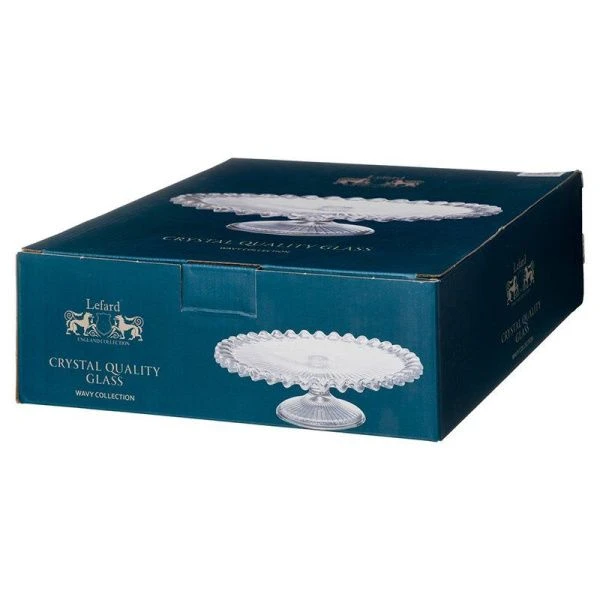 Тортовница стекло 25*7,5см WAVY (12)