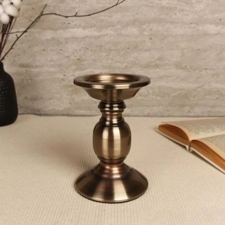 Подсвечник 16*11см металл бронза HA-21 (50)