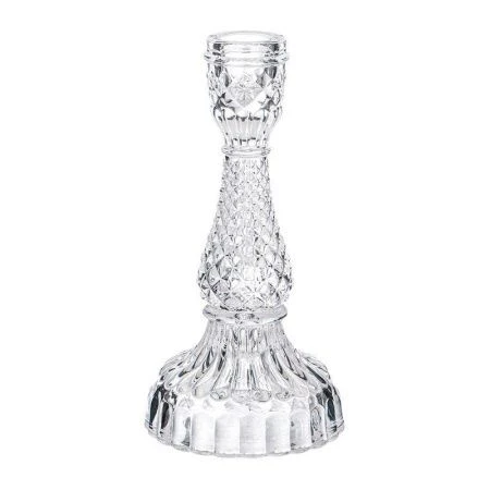 Подсвечник 9*9*18см стекло Diamant (24)