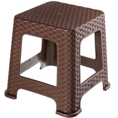 Табурет h33см пластик РОТАНГ коричневый (6)