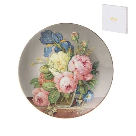 Тарелка декоративная 20,5см фарфор (36)