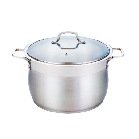 Кастрюля 7л нерж.сталь Premium стекл.крышка BK-1559 (4)