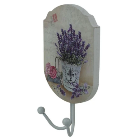 Вешалка-коллаж МДФ 2 крючка 10*12см микс (192)