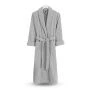 Халат 70% бамбук/30% хлопок с воротником-шалью XXL серый