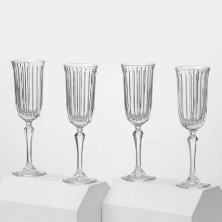 Бокалы для шампанского набор 4шт 175мл стекло JOY (6)