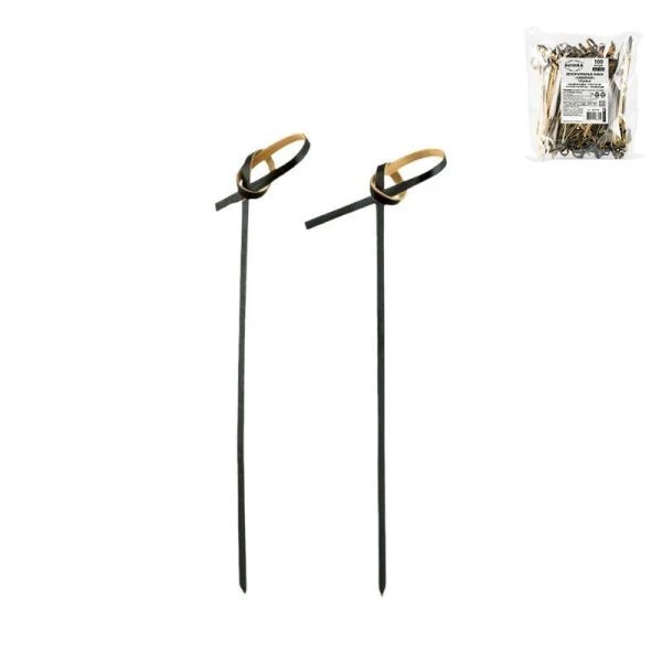 Шпажки для канапе 10cм 100шт бамбук Завиток черные AVIORA (15) Шпажки для канапе 10cм 100шт бамбук Завиток черные AVIORA (15)