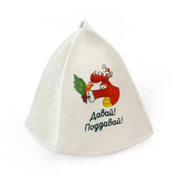 Шапка банная Давай! Поддавай! Бацькина баня (25)