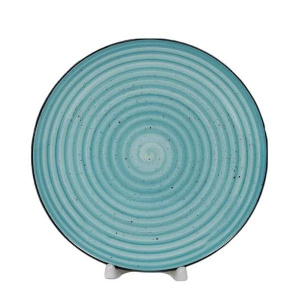 Тарелка мелкая 19см керамика Аэрография БРИЗ ЭМИЛИЯ десертная (6/48)