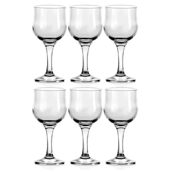 Бокалы для воды набор 6шт 315мл стекло ТЮЛИП (8)