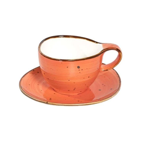 Чайный набор 2пр фарфор SAMOLD КОРАЛЛ на 1 персону 250мл  206-55019 (6)